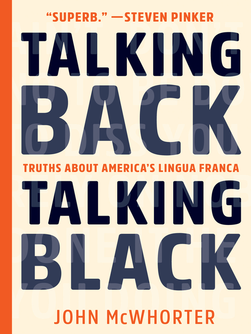 Cover image for Talking Back, Talking Black
